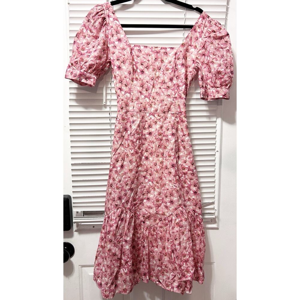 Antonio Melani Cara Cottage Core Praire Floral Midi Dress